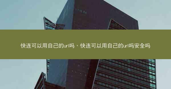 快连可以用自己的url吗、快连可以用自己的url吗安全吗