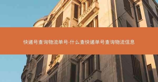 快递号查询物流单号-什么查快递单号查询物流信息
