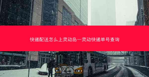 快递配送怎么上灵动岛—灵动快递单号查询