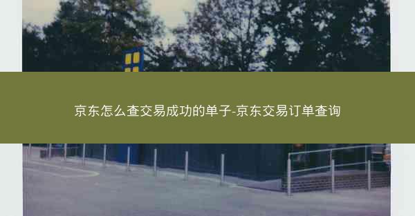 京东怎么查交易成功的单子-京东交易订单查询
