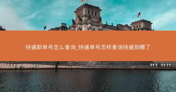 快递新单号怎么查询_快递单号怎样查询快递到哪了