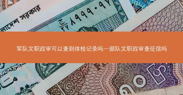 军队文职政审可以查到体检记录吗—部队文职政审查征信吗