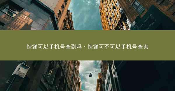 快递可以手机号查到吗、快递可不可以手机号查询