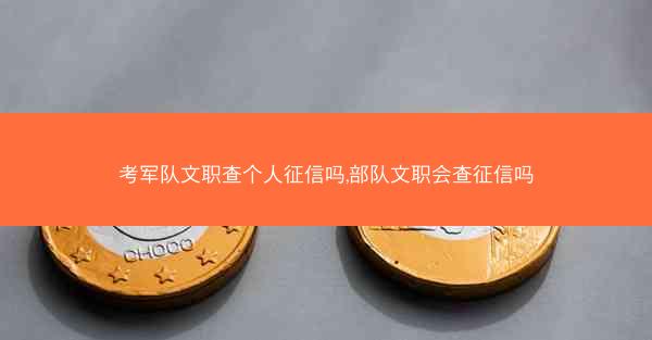 考军队文职查个人征信吗,部队文职会查征信吗