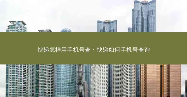 快递怎样用手机号查、快递如何手机号查询
