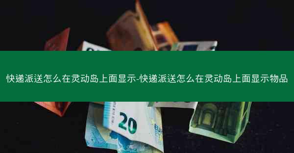 快递派送怎么在灵动岛上面显示-快递派送怎么在灵动岛上面显示物品