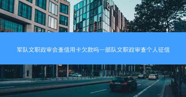 军队文职政审会查信用卡欠款吗—部队文职政审查个人征信