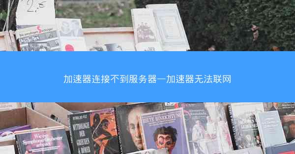加速器连接不到服务器—加速器无法联网