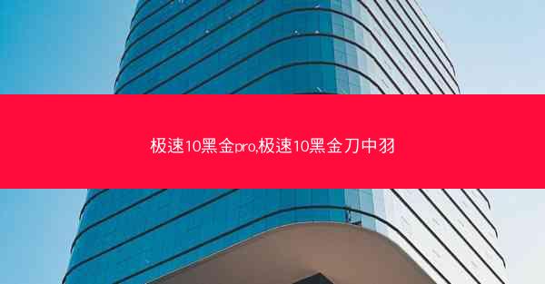 极速10黑金pro,极速10黑金刀中羽