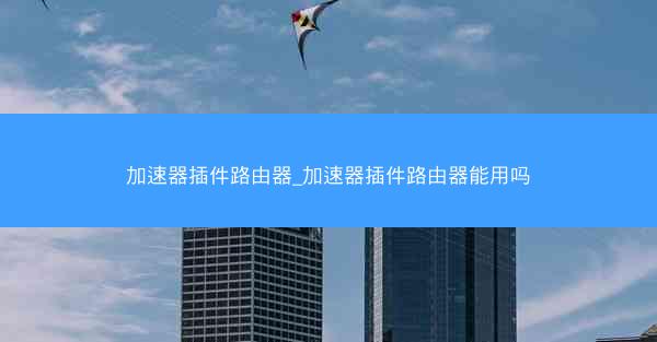 加速器插件路由器_加速器插件路由器能用吗