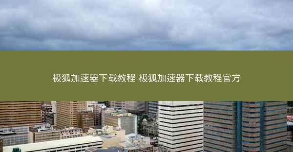 极狐加速器下载教程-极狐加速器下载教程官方
