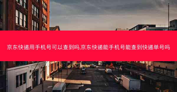 京东快递用手机号可以查到吗,京东快递能手机号能查到快递单号吗