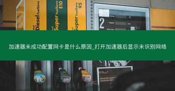 加速器未成功配置网卡是什么原因_打开加速器后显示未识别网络