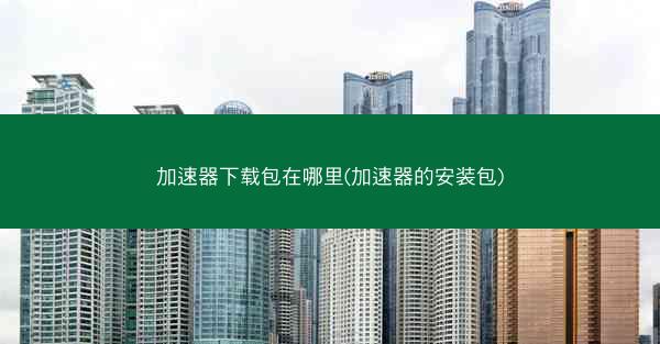 加速器下载包在哪里(加速器的安装包)